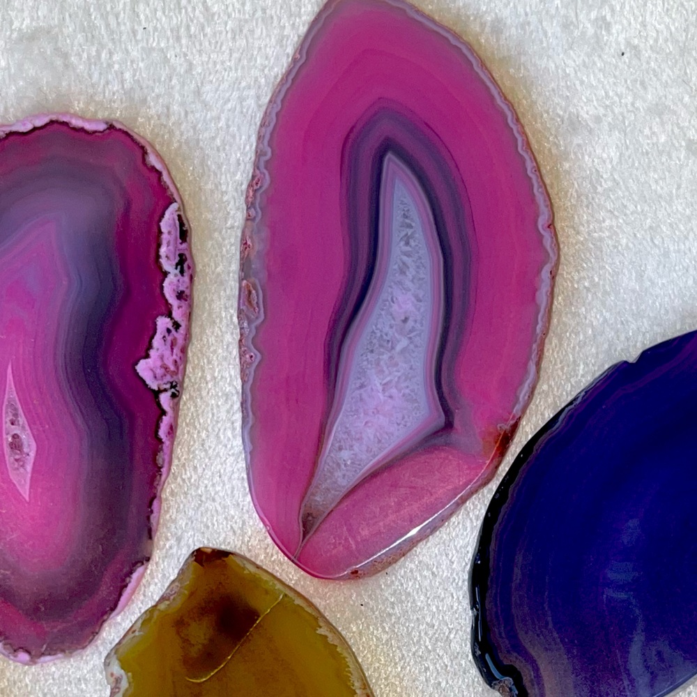 Geode HEAVY duty magnets. Geodes. Magnets. Home decor. Handmade.